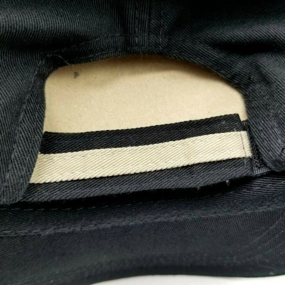 Real Deals Home Decor Fashion Hat Cap Strapback Black Port Authority - Picture 4 of 6